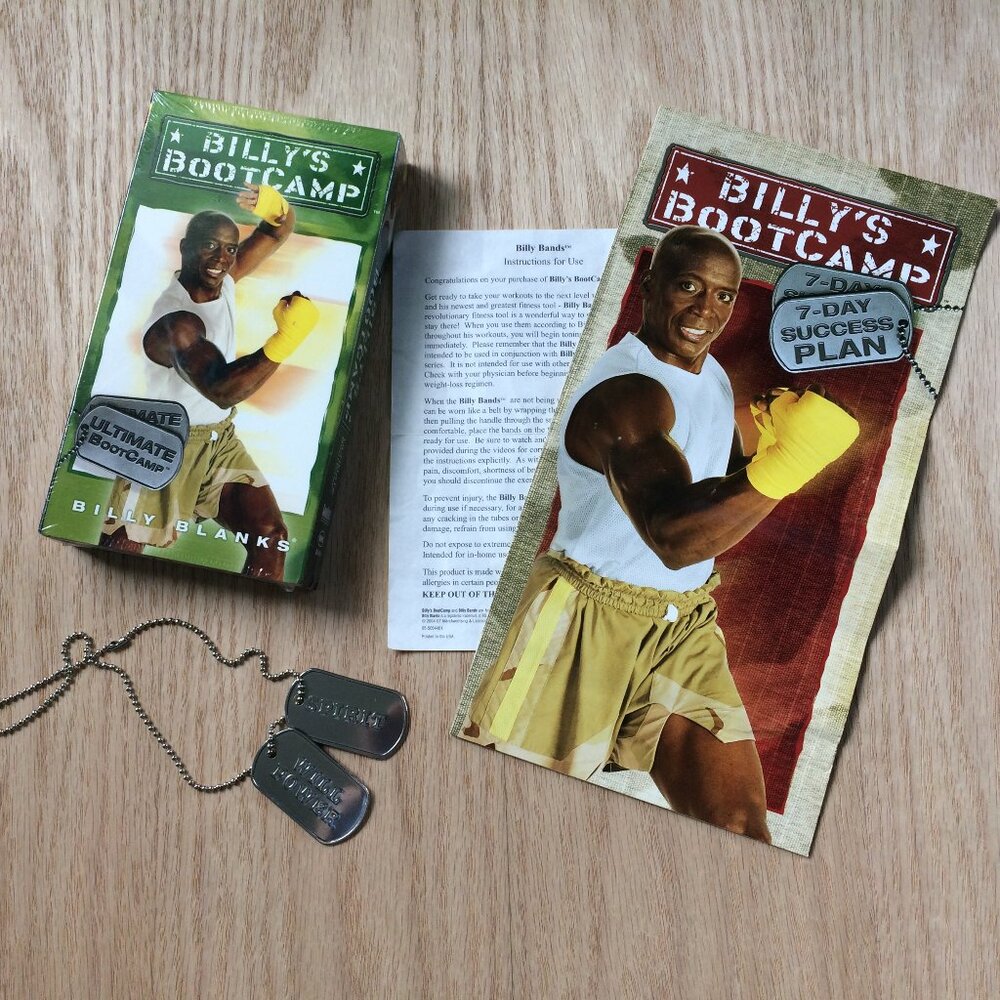 Billy Blanks Boot Camp VHS NWOT